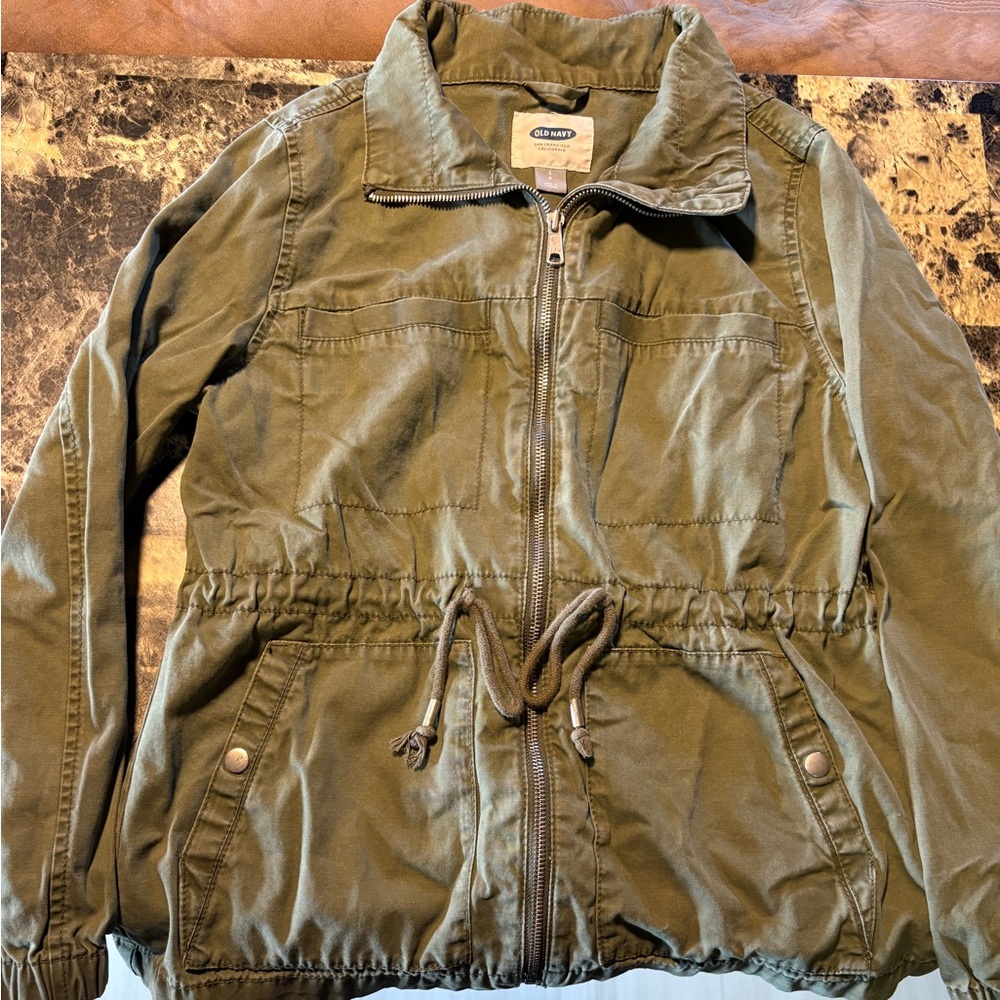 Old Navy Khaki Green Utility Jacket